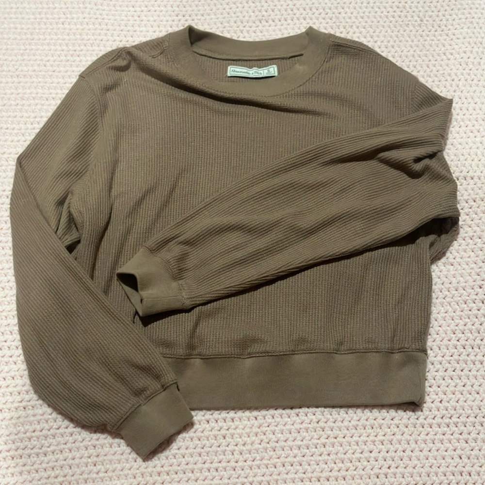 Abercrombie & Fitch Brown Long Sleeve Tee